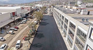 Kahramanmaraş'ta asfalt çalışmaları
