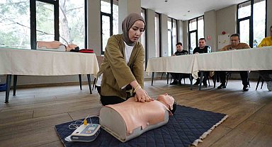 Kahramanmaraş'ta belediye personellerine ilk yardım eğitimi