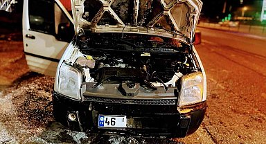 Kahramanmaraş'ta iki farklı noktada araç yangını söndürüldü