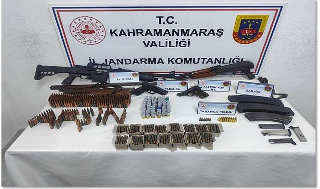 Kahramanmaraş'ta jandarmadan 3 aylık bilanço: 129 silah ele geçirildi, 275 kişi tutuklandı