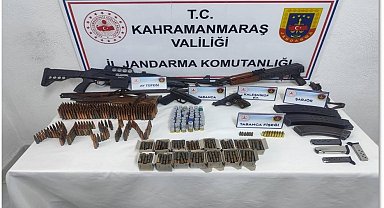 Kahramanmaraş'ta jandarmadan 3 aylık bilanço: 129 silah ele geçirildi, 275 kişi tutuklandı