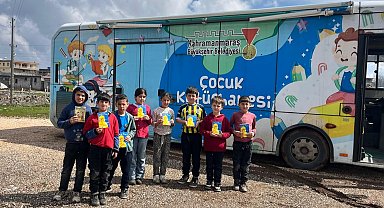 Kahramanmaraş'ta mobil kütüphane