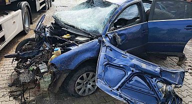 Kahramanmaraş'ta trafik kazası: 1 yaralı