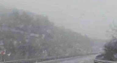 Karabük-Çerkeş kara yolunda kar yağışı başladı