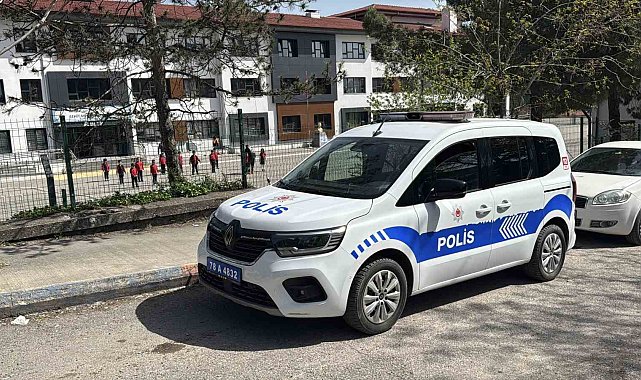 Karabük'teki okullarda polislerin güvenlik seferberliği başladı
