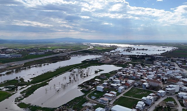 Karacabey Ovası sular altında kaldı