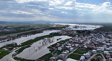 Karacabey Ovası sular altında kaldı