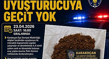 Karakoçan'da uyuşturucuyla mücadele: 1 gözaltı