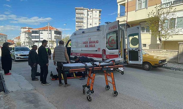 Karaman'da devrilen motosiklet metrelerce sürüklendi: 1 yaralı