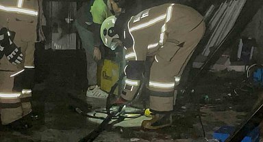 Karaman'da spiral makinesinden çıkan kıvılcımlar yangın çıkardı