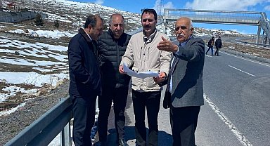 Karayolları Çıldır'da bağlantı yolları için çalışma başlattı