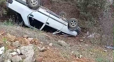 Kastamonu'da otomobil takla attı: 1 yaralı