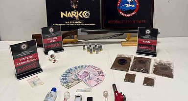 Kastamonu'da uyuşturucu operasyonları: 6 gözaltı