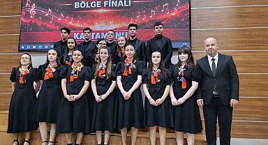 Kastamonulu öğrenciler koro yarışmasının bölge finalinde 1'inci oldu