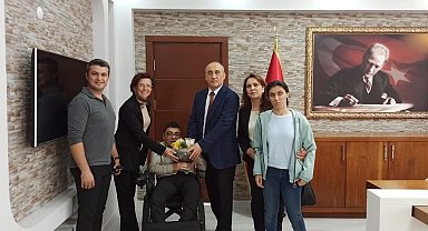 Kaymakam İlhan engellileri ağırladı