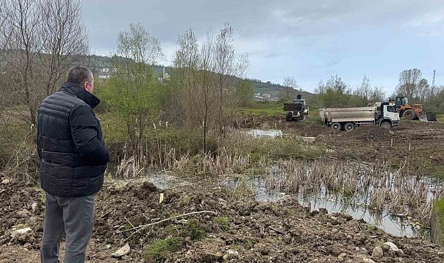 Kaymakamlık ve belediyeden ortak çalışma; tehlike oluşturan göletler kapatılıyor