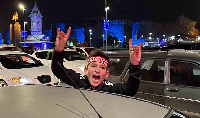 Kayseri'de milli sevinç
