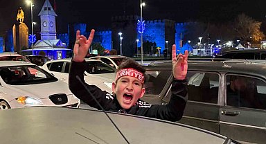 Kayseri'de milli sevinç
