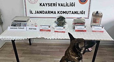 Kayseri'de uyuşturucu operasyonu: 2 gözaltı