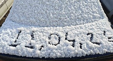 Kayseri'ye Nisan ayında kar yağdı