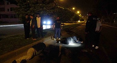 Kazada yaralanan motosiklet sürücüsü kendi acısını unutup babasını sordu