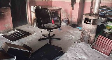 Kelkit'te sobaya dökülen tiner parladı: 1 kişi ağır yaralandı