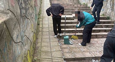 Kendileri kirletti, kendileri temizledi