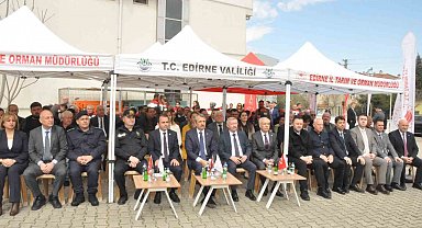 Keşan'da çiftçiye yüzde 75 bakanlık destekli hibrit ayçiçeği tohumu dağıtıldı