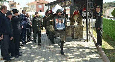 Kıbrıs gazisi, askeri törenle son yolculuğuna uğurlandı