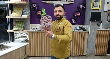 Kilis'in 'horoz karası' üzümü dondurmaya dönüştü
