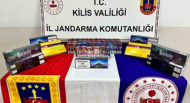 Kilis'te kaçak sigara ve elektronik sigara yakalandı
