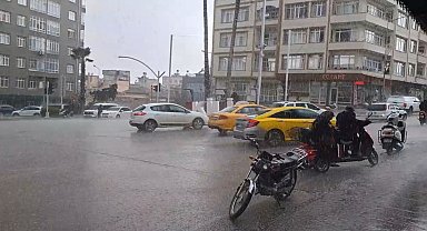 Kilis'te kuvvetli yağış etkili oldu
