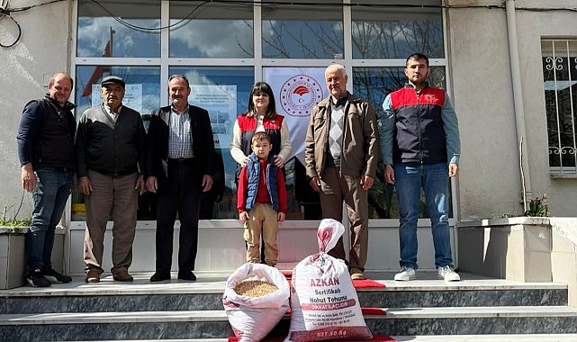 Kırklareli'de aspir ve nohut tohumları üreticiyle buluştu