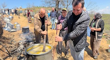Kızılçukur'da yağmur duası geleneği yaşatıldı