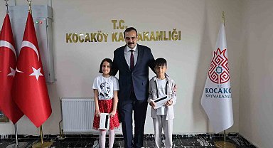 Kocaköy'de çocuklara "temsili kaymakamlık sertifikası" verildi