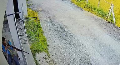 Komşu kavgası kamerada: Av tüfeğiyle ateş açtı