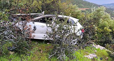 Kontrolden çıkan otomobil uçuruma yuvarlandı: 1 ölü