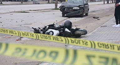 Konya'da bayram günü yaşanan kazada ağır yaralanan motosikletli genç kurtarılamadı