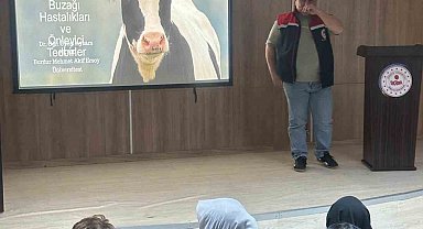 Köşk'te üreticilere buzağı ölümleri ve üreme verimliliği eğitimi