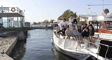 Köyceğiz Gölü'nde incelemelerde bulunuldu