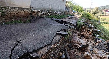 Kozan'da selin izleri havadan görüntülendi