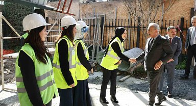 Küçükçekmece Belediye Başkanı Çebi, ilçedeki yatırımları yerinde inceledi