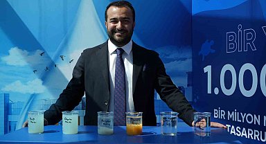 Kullanıp arıttıkları suda Japon balığı besliyorlar