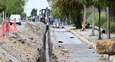 Kuşadası'nda altyapı yatırım çalışmaları sürüyor
