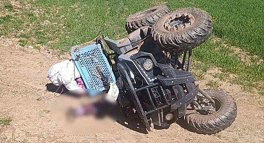 Kütahya'da ATV'in altında kalan kadın hayatını kaybetti