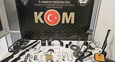 Kütahya'da tarihi eser kaçakçılığı operasyonu