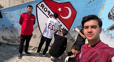 Lise öğrencilerinden Elazığspor'a destek
