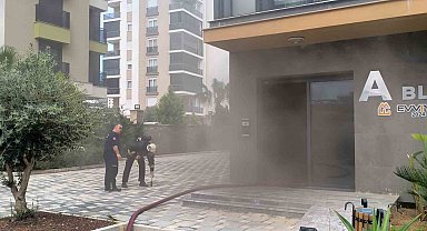 Lüks dairedeki yangın ev sahibini ağlattı