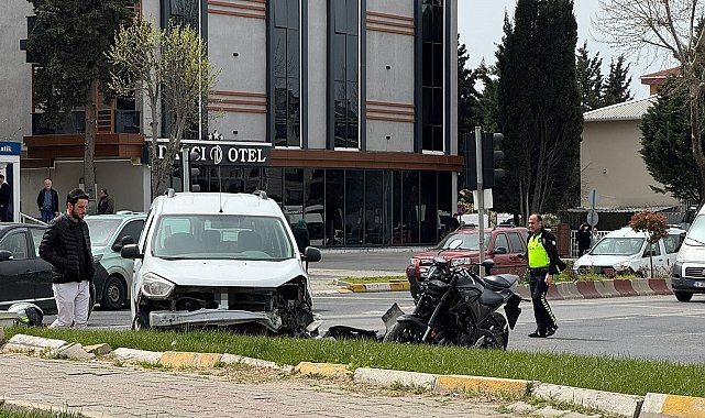 Lüleburgaz'da trafik kazası: 1 yaralı