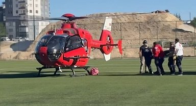 Malatya'da ambulans helikopter 78 yaşındaki hasta için havalandı